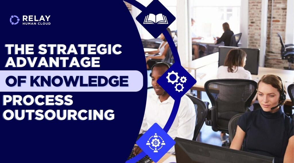 Male and female employees in formal attire working in a corporate office with headsets on.